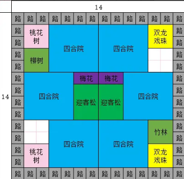 蓬莱镇游戏布局规划图攻略jc