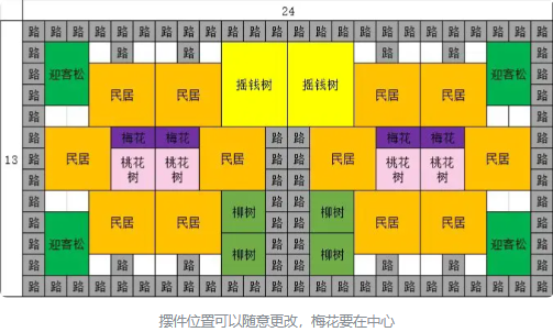 蓬莱镇游戏布局规划图攻略jc